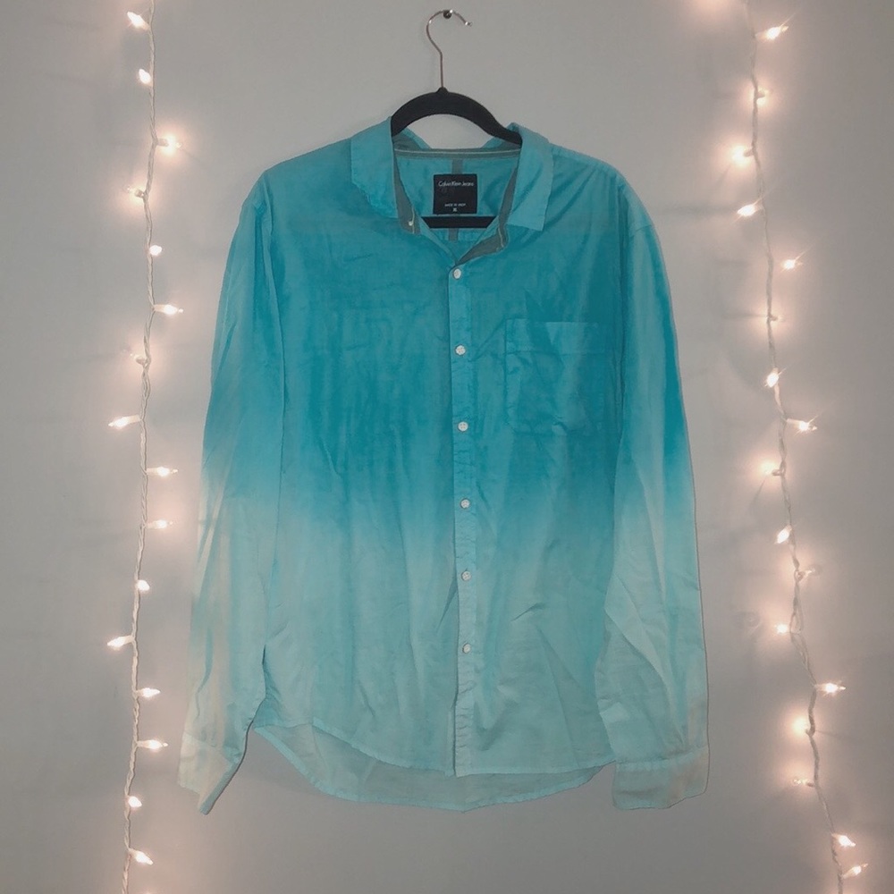 calvin klein jeans button down